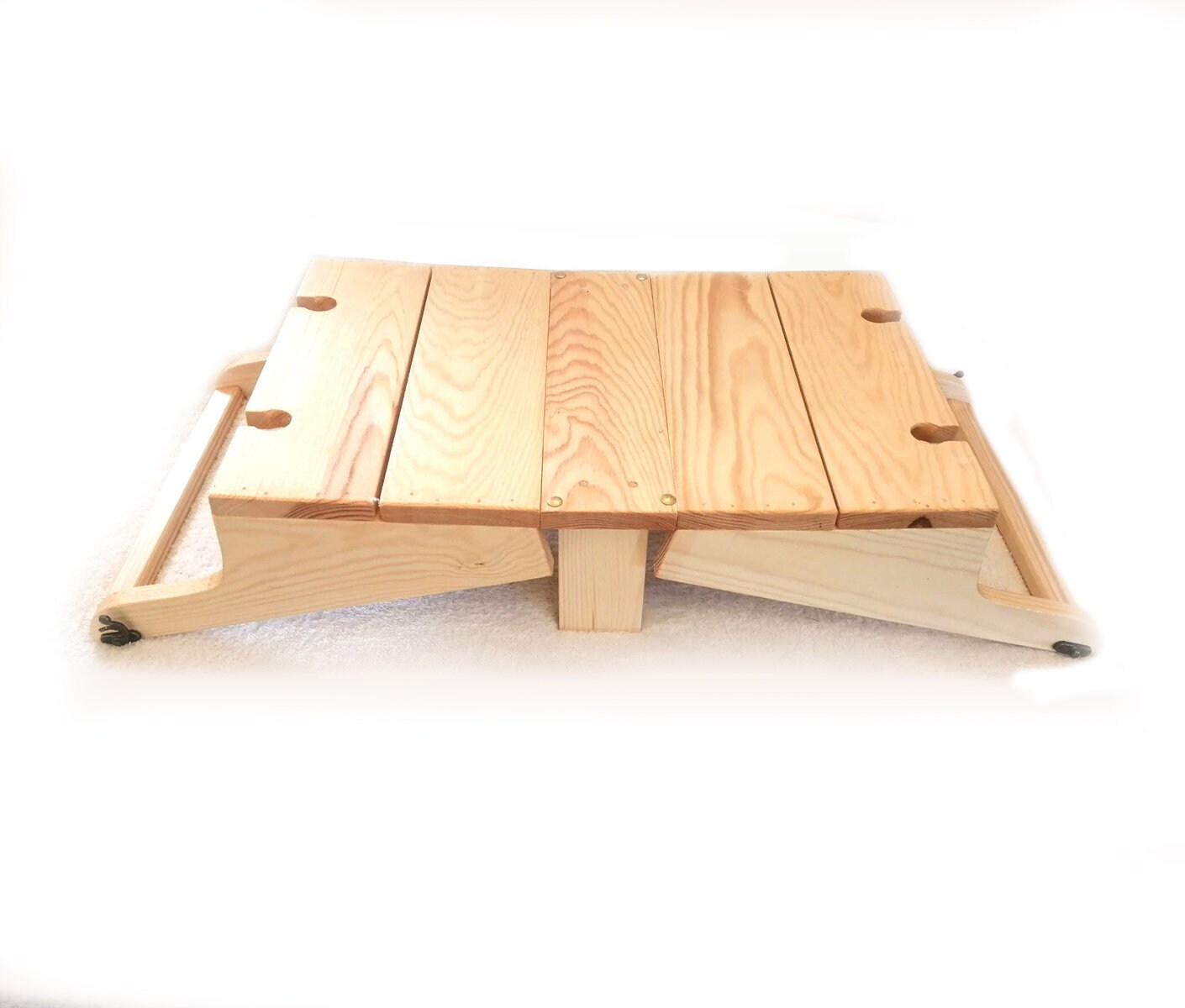 Mini Picnic Table / Wine Basket Carrier Etsy UK