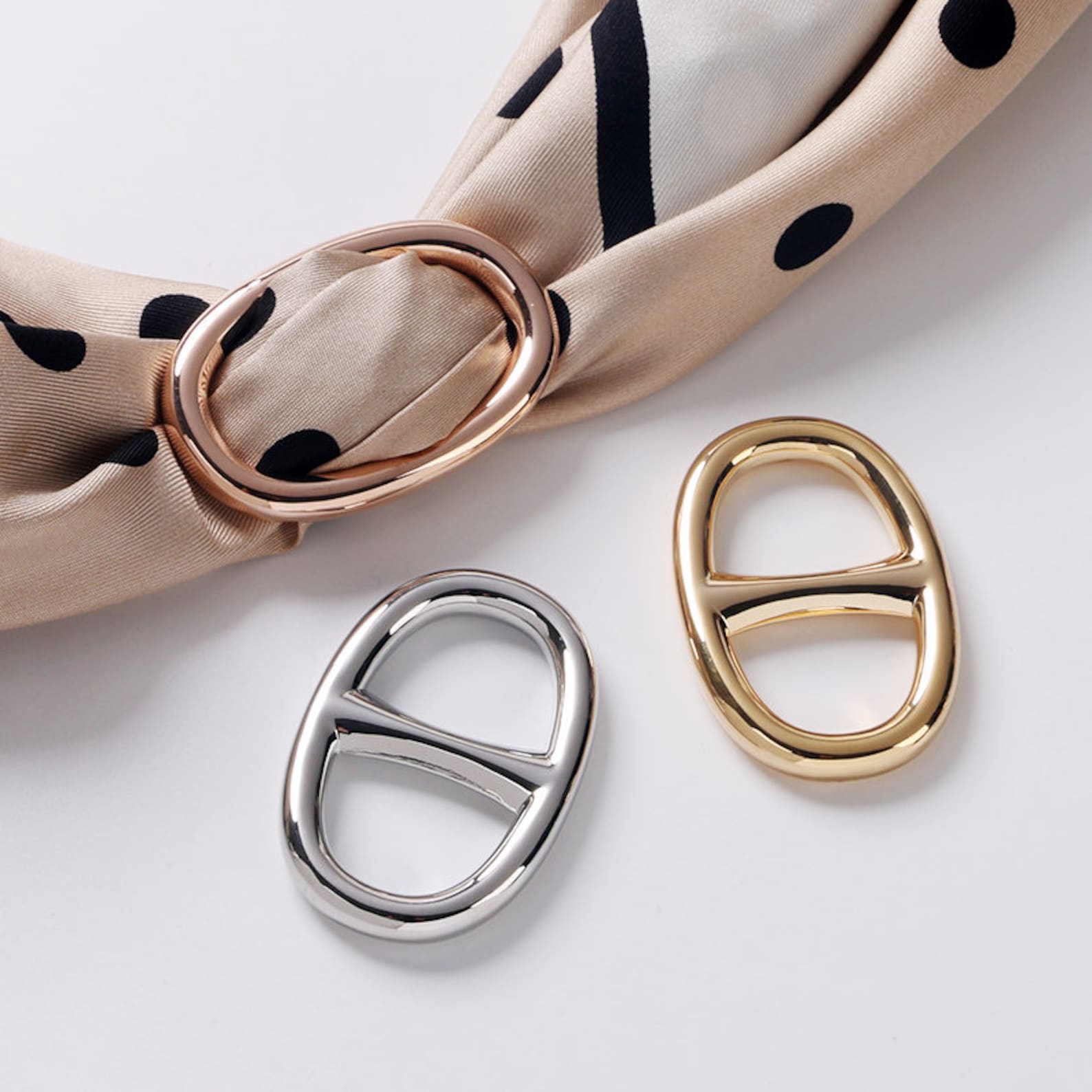 Scarf ringJewelry for scarvesScarf ring summer accessories Etsy