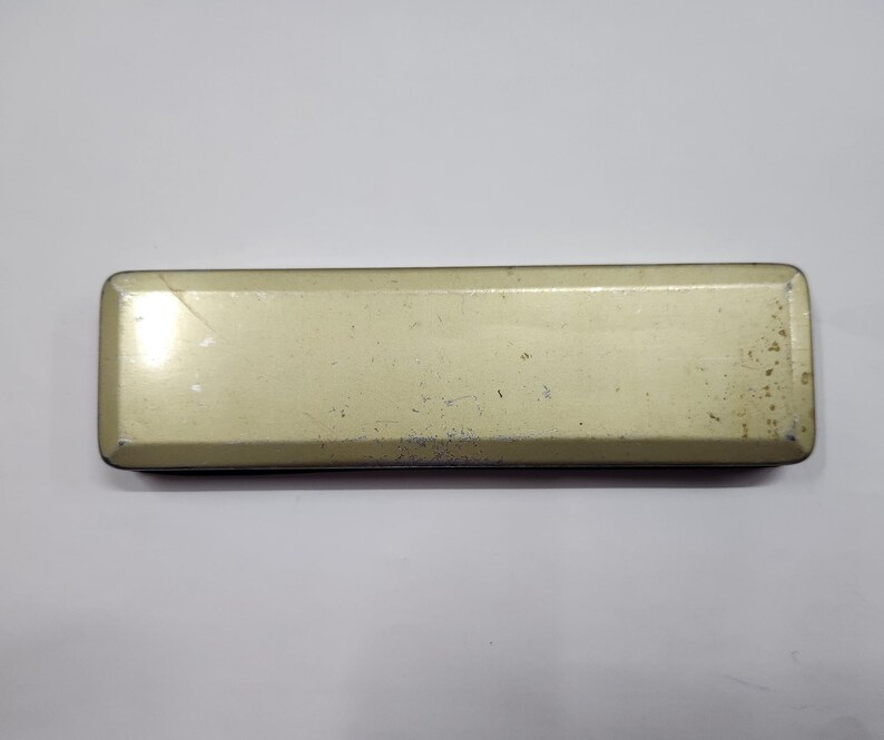 Vintage A.W. Faber Castell Empty Pencil Tin, Bavaria Advertising Box image 5