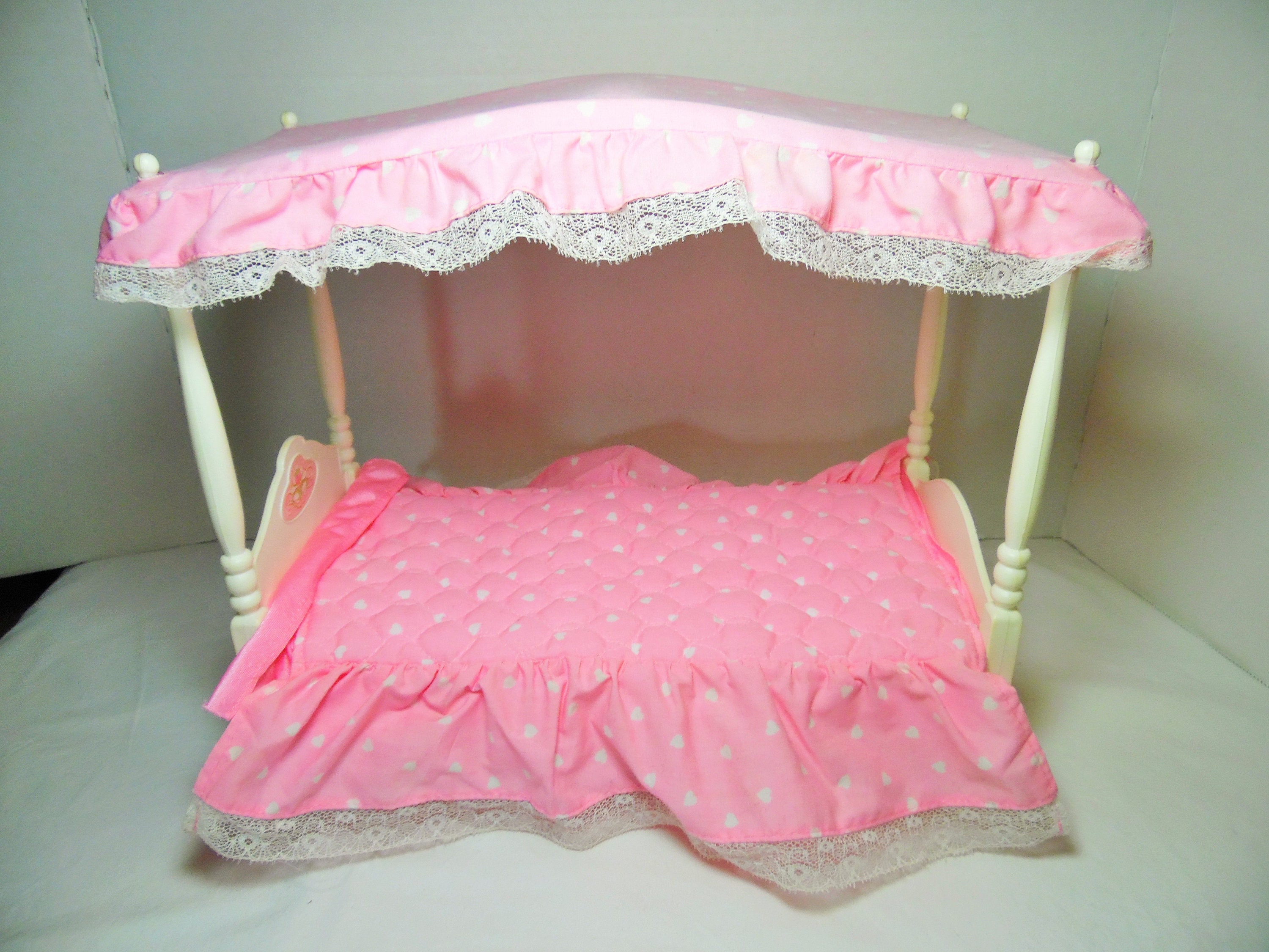Vintage 1990's Barbie STACIE 3 in 1 Bunk Bed Retired Mattel Blue & Pink  Bed, Desk, and Closet 
