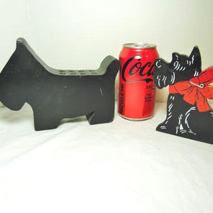 Scottie dog pen and pencil holder or Scottie dog note holder recipe holder Scottish Terrier dog Scottie dog office supplies Scottie dog set