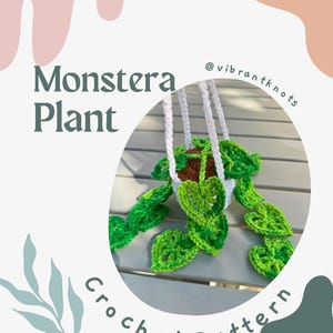 Crochet Pattern: Monstera Plant | Written and Photographed PDF Pattern