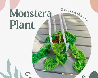 Crochet Pattern: Monstera Plant | Written and Photographed PDF Pattern