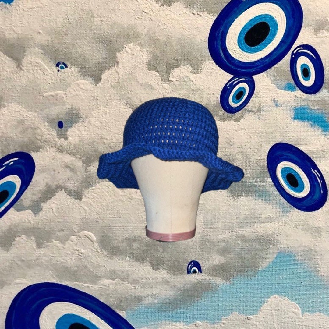 Evil Bucket Evil Eye Crochet Bucket Hat - Etsy
