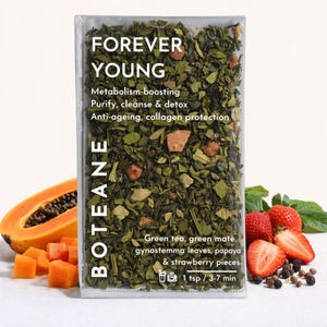 Antioxidant Green Mate Tea Blend, Energy Boosting Loose Leaf, Metabolism Support, Fruity Botanical Infusion, Daily Wellness Drink, Tea Gift