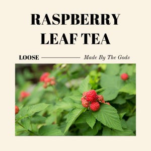Raspberry Leaf Tea – Herbal Tea for Self-Love & Hormonal Balance, Caffeine-Free Loose Leaf, Comfort Ritual Tea, Vegan Wellness Gift