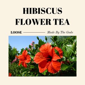 Hibiskusblüten-Tee - Kräutertee für Herzgesundheit und Freude, koffeinfreier Loseblatt-Tee, veganer Tee für Liebesrituale, lebendige Blüteninfusion