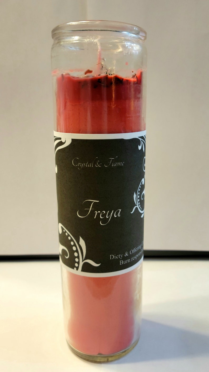 Freya Deity/offering Candle Etsy