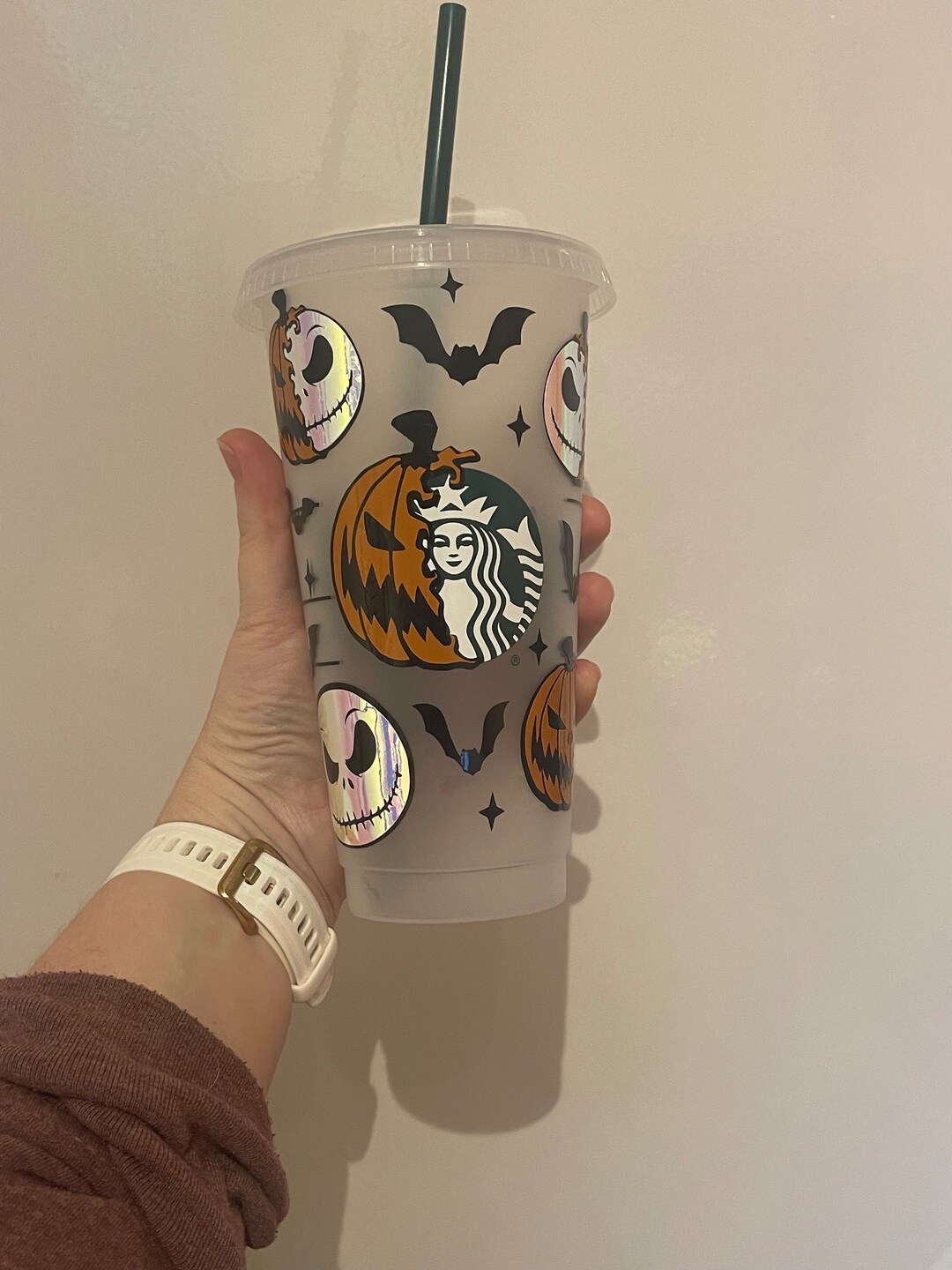 Nightmare Before Christmas Starbucks Cup Etsy UK