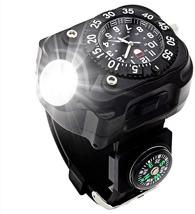 Flashlight Watch Etsy