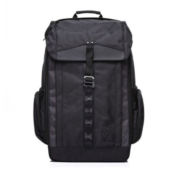 BONDKA 18.5" Jigsaw Work and Travel Men's and Women's Laptop Backpack Carry On Black for School, Work, Travel