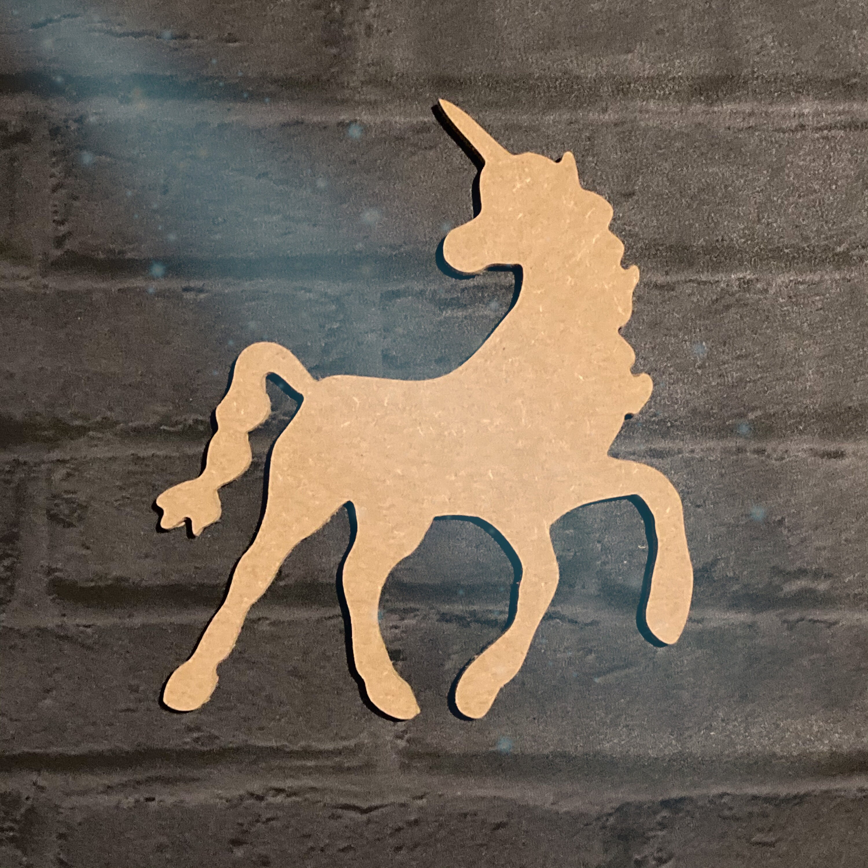 Wooden Unicorn Shape 6mm Various Sizes Arts and Crafts Etsy