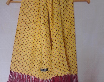 Vintage 1960's Tootal Paisley Mod Scarf - Www.brickvintage