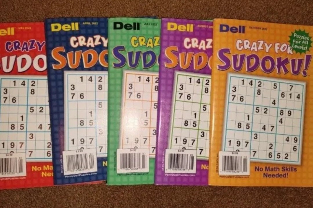 Dell Original Sudoku Easy to Challenger Puzzles