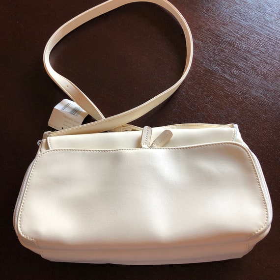 Vintage Liz Claiborne purse ivory - image 2