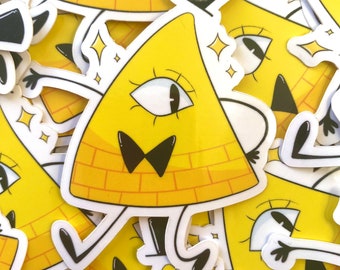 Bill Cipher Vinyl Sticker - Gravity Falls