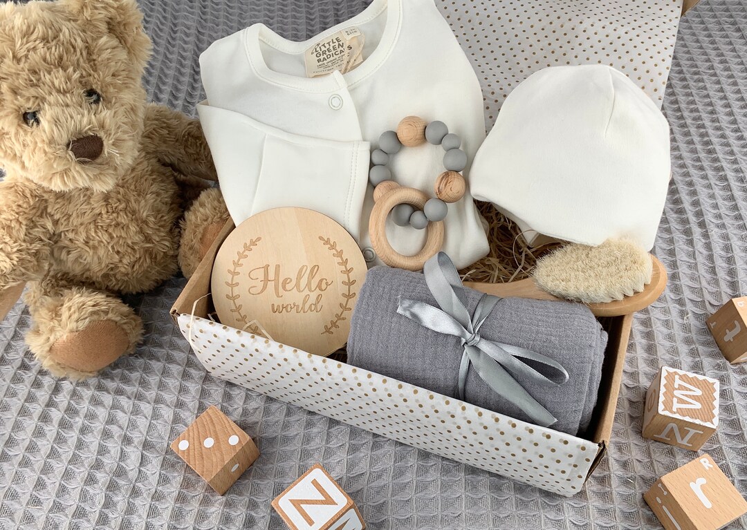 Unisex Baby Gift Set, Gender Neutral Gift, Baby Shower Gift, Baby Boy