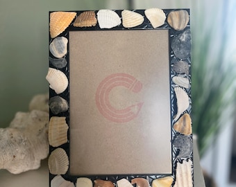 Muschel-Bilderrahmen