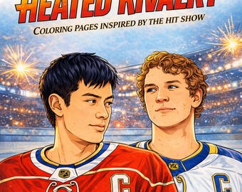 Pagine da colorare di rivalità accese: 35 design unici ispirati alla bollente storia d'amore gay sull'hockey!