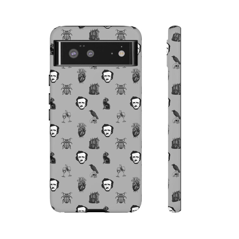 Edgar Allan Poe Iconic Stories Tough Phone Case - Double-Layer Protection, Fits iPhone, Samsung, and Google Devices. Great gift for Readers! image 4