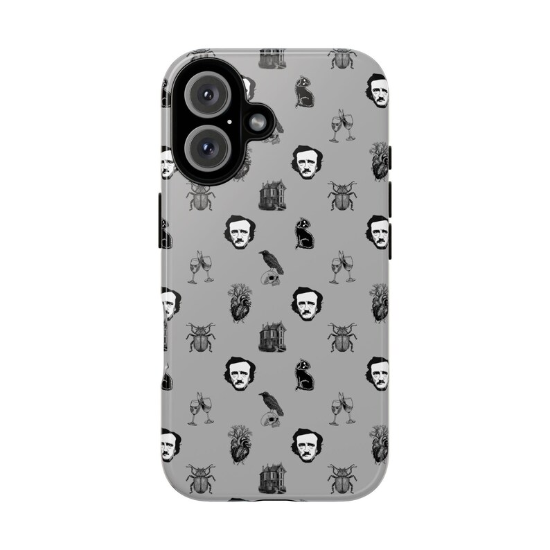 Edgar Allan Poe Iconic Stories Tough Phone Case - Double-Layer Protection, Fits iPhone, Samsung, and Google Devices. Great gift for Readers! image 9