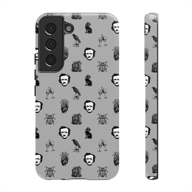 Edgar Allan Poe Iconic Stories Tough Phone Case - Double-Layer Protection, Fits iPhone, Samsung, and Google Devices. Great gift for Readers! image 5