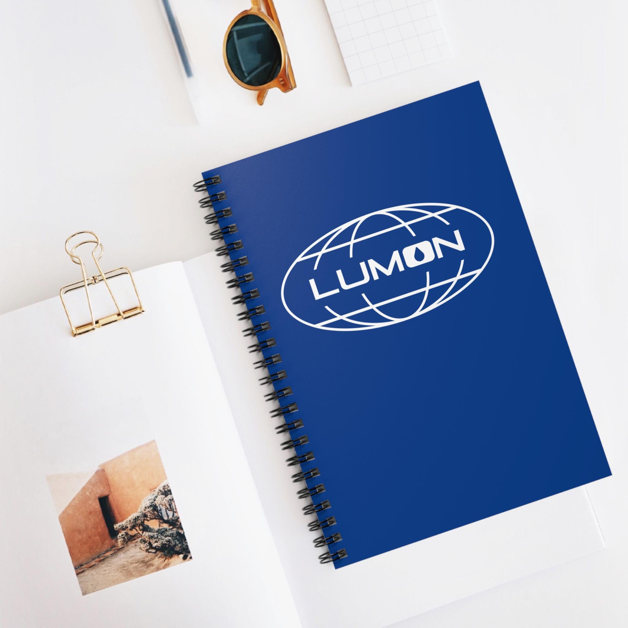 Severance-inspired Lumon Logo Spiral Notebook - Ruled Line Unique ...
