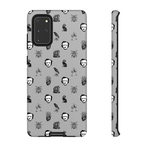 Edgar Allan Poe Iconic Stories Tough Phone Case - Double-Layer Protection, Fits iPhone, Samsung, and Google Devices. Great gift for Readers! image 1