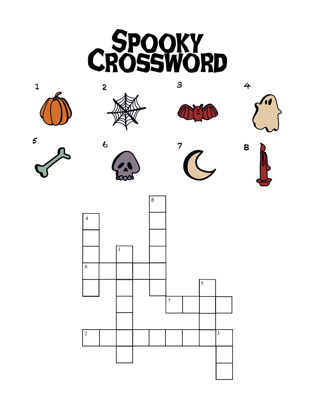 Printable Halloween Activity Pages for Kids - Etsy