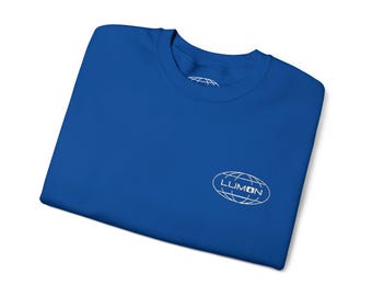 Lumon Industries Crewneck Sweatshirt- Severance-Inspired Embroidered Pullover, Cozy Unisex Fit, 12 Colors, Work & Lounge Essential