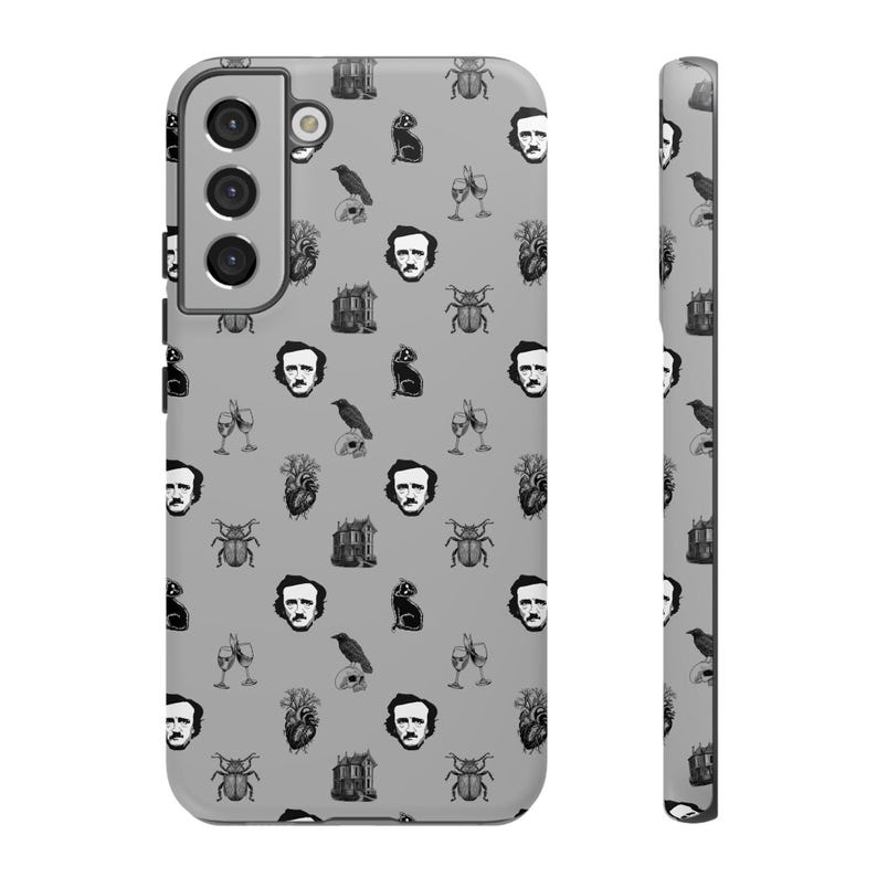 Edgar Allan Poe Iconic Stories Tough Phone Case - Double-Layer Protection, Fits iPhone, Samsung, and Google Devices. Great gift for Readers! image 8