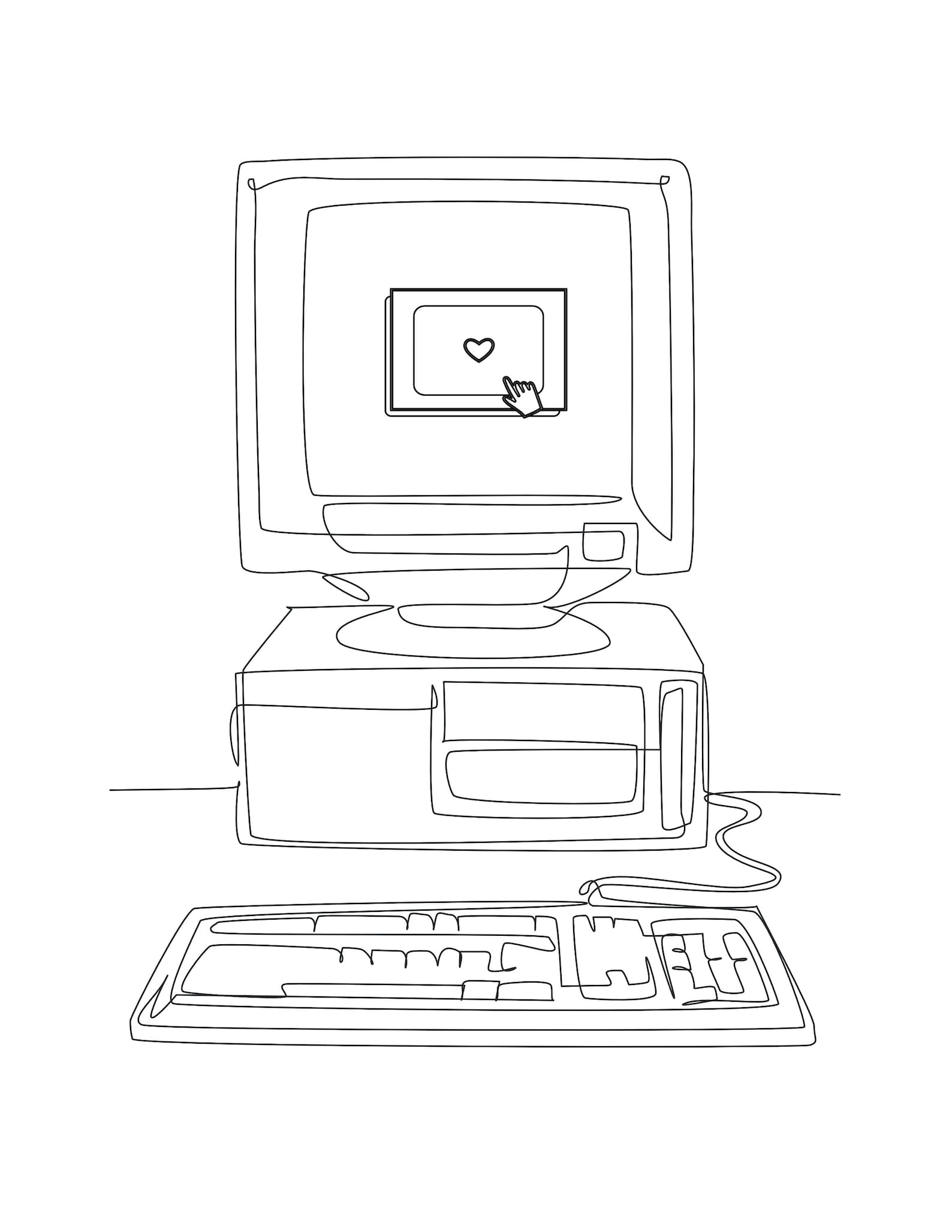Printable 90's Coloring Pages - Etsy