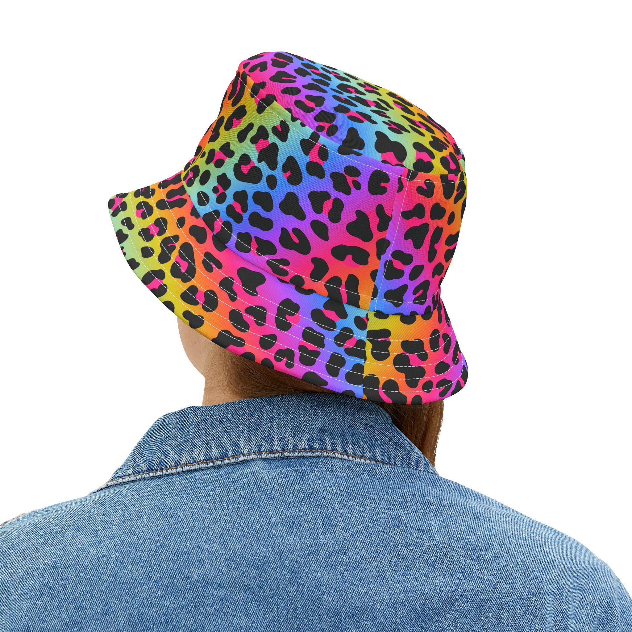 tao COMME des GARCONS Leopard Bucket Hat Hats
