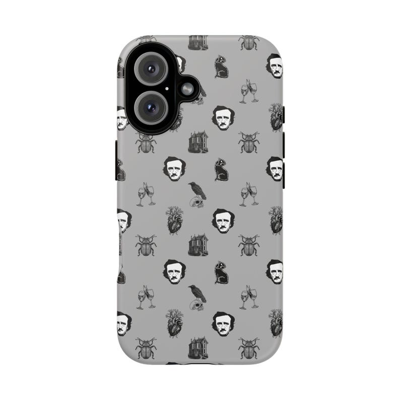Edgar Allan Poe Iconic Stories Tough Phone Case - Double-Layer Protection, Fits iPhone, Samsung, and Google Devices. Great gift for Readers! image 10