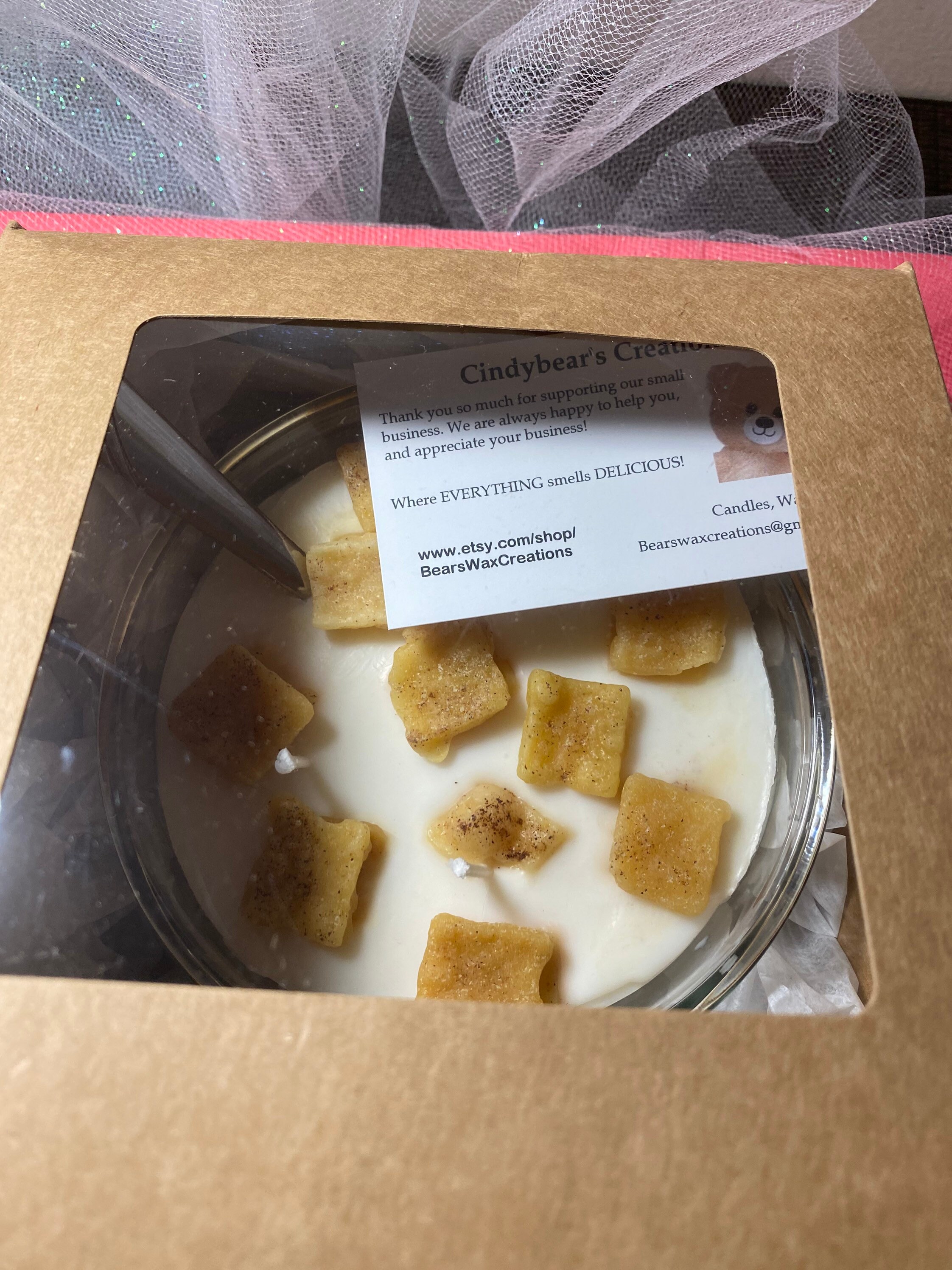 Medium Cinnamon Cereal Candle Etsy UK