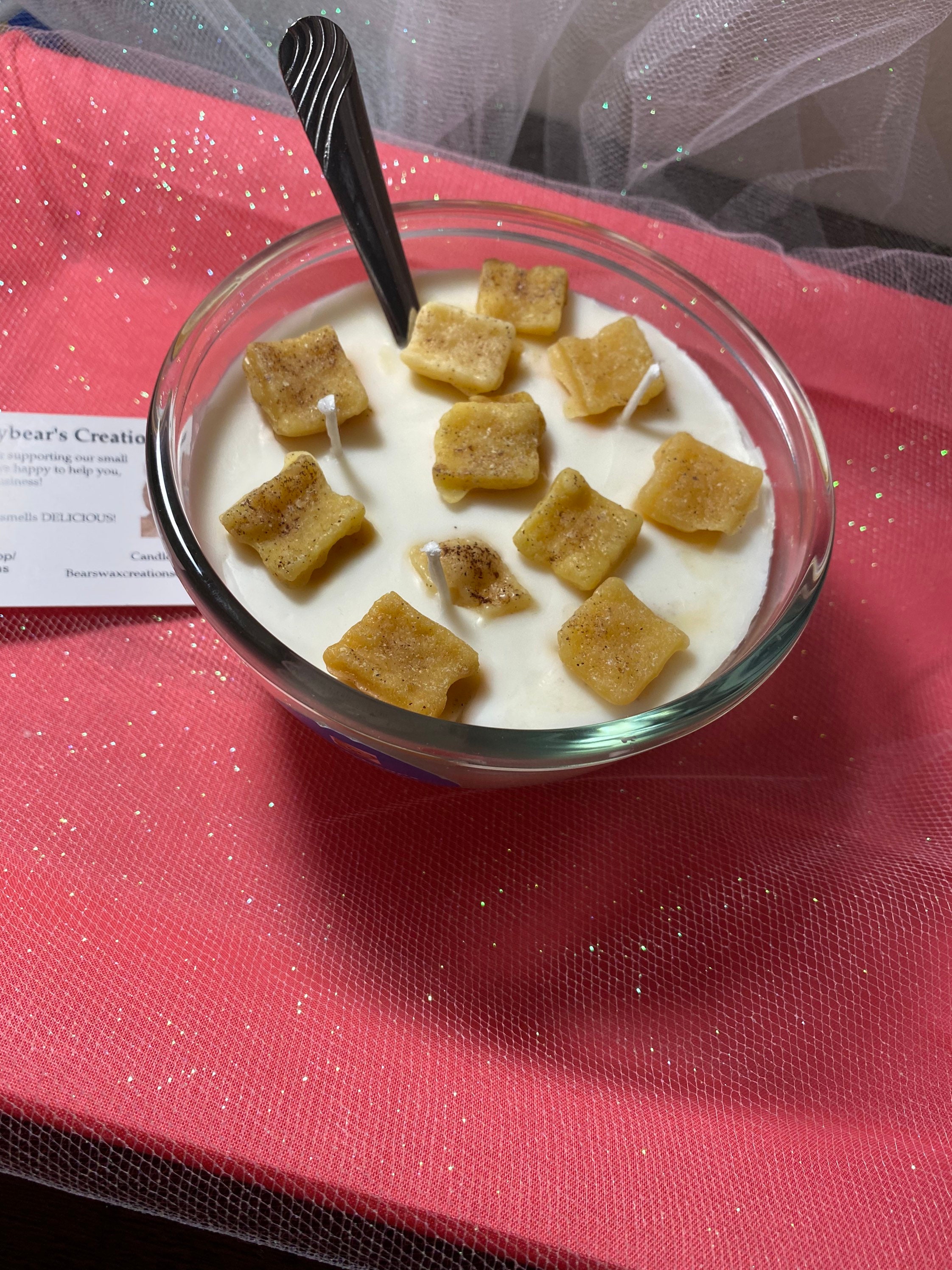 Medium Cinnamon Cereal Candle Etsy UK