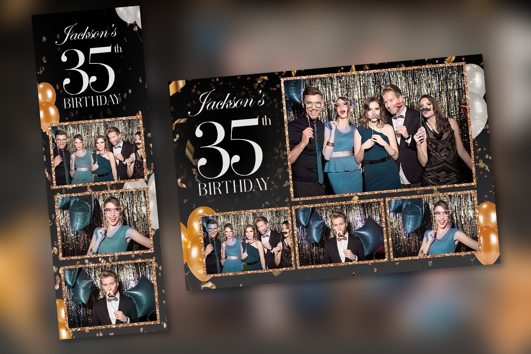 Birthday Photo Booth Template PSD PNG Easy 100 Editable Etsy Birthday Photo Booth Template PSD PNG Easy 100 Editable Etsy