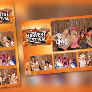 Fall Festival Photo Booth Template PSD, PNG, Easy 100% Editable Files ...