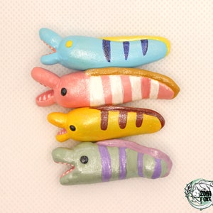 Moray Eel Bean Figurine, Cute Ocean Inspired Sculpture