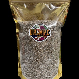 Rye Berries "Super Grains" (5lbs) for Mushroom Growing - Organic, Triple Washed Rye Enhanced with MGP, Gypsum, Humic Acid, Biochar & Sucrose