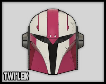 Twilek Mandalorian Helmet 3D print model