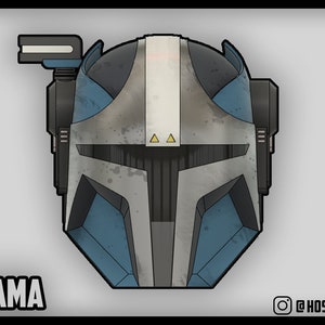 Yama Custom Mandalorian Helmet