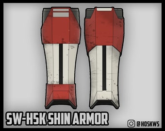 Custom Mandalorian Shin Armor