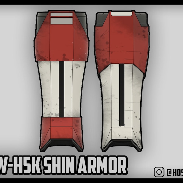 Custom Mandalorian Shin Armor