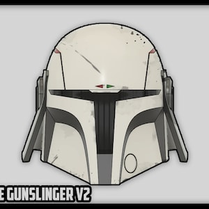 The Gunslinger v2 mandalorian helmet 3d print