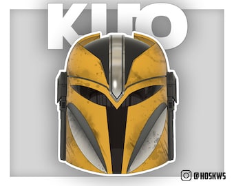Kijo Custom Mandalorian Helmet