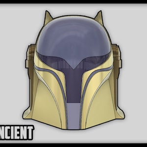 Ancient Mando Custom Helmet 3d print