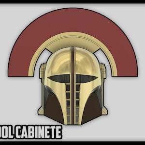 Tool Cabinet Custom Mandalorian Helmet