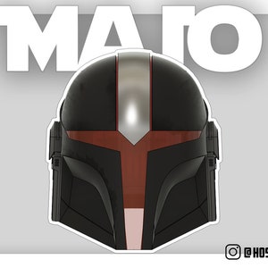 Majo T Visor Custom Mandalorian Helmet