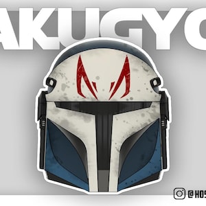 Akugyo Custom Mandalorian Helmet